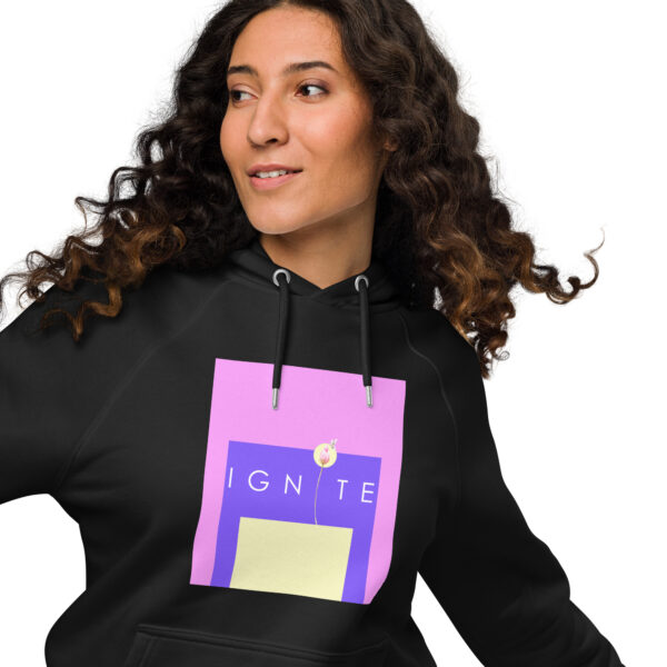 Unisex eco raglan hoodie