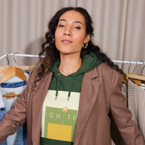 Unisex eco raglan hoodie