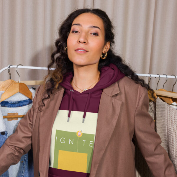 Unisex eco raglan hoodie