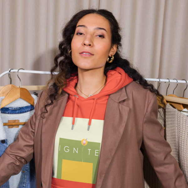 Unisex eco raglan hoodie