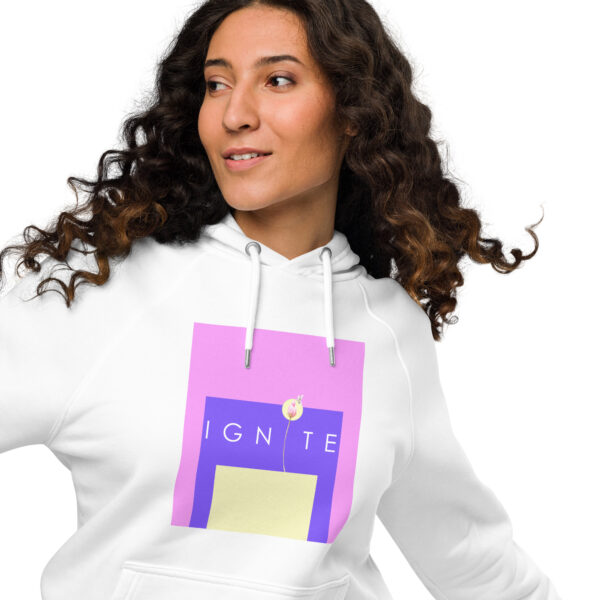 Unisex eco raglan hoodie